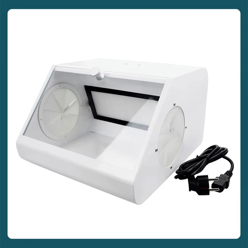 Sandblasting Dustproof Box Alumina Sandblasting Dustproof Box Oral Dust Collection Cover with Filter System
