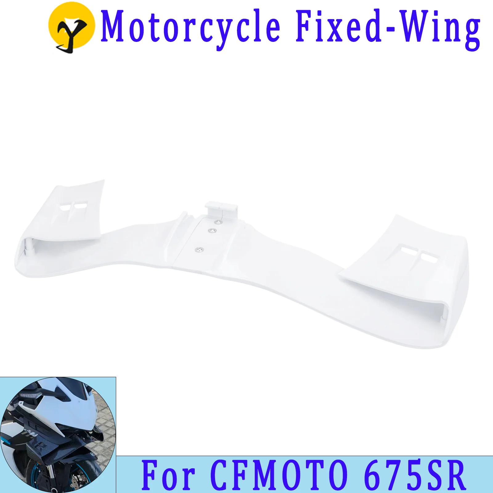 

Для CFMOTO 675SR 2024-2026: Передний спойлер, нижний спойлер, усилитель аэродинамического давления, для нейкед-байка, фиксированное крыло, комплект обтекателей