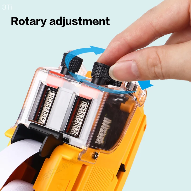 1 قطعة MX-6600 10 أرقام خطين تسمية السعر 2 خط مناسبة لمتاجر البيع بالتجزئة تسعير التسمية عرض أداة
