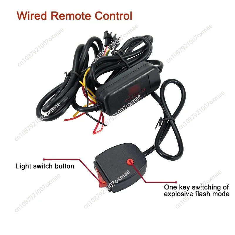 Car barbecue with LED stereoscopic light, 12V warning light, motorcycle light