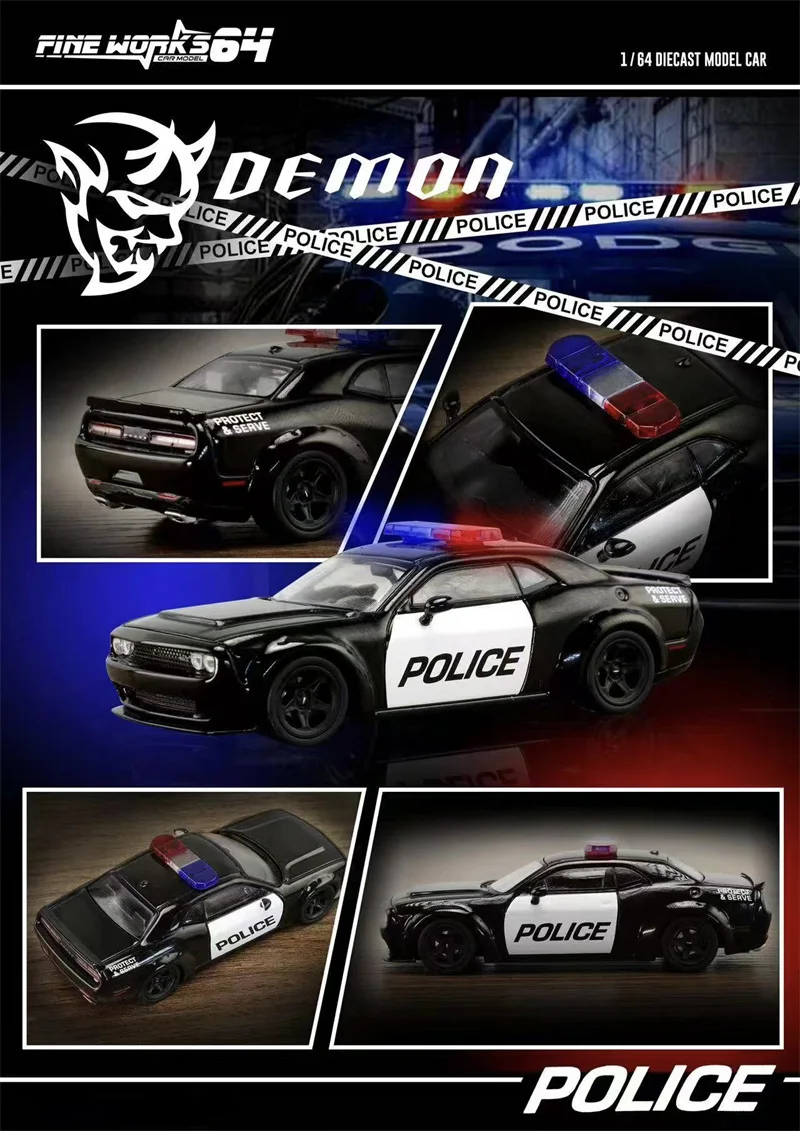 Fine Works64 1:64 Impala Shelby 427 Hellcats Diecast Model Car