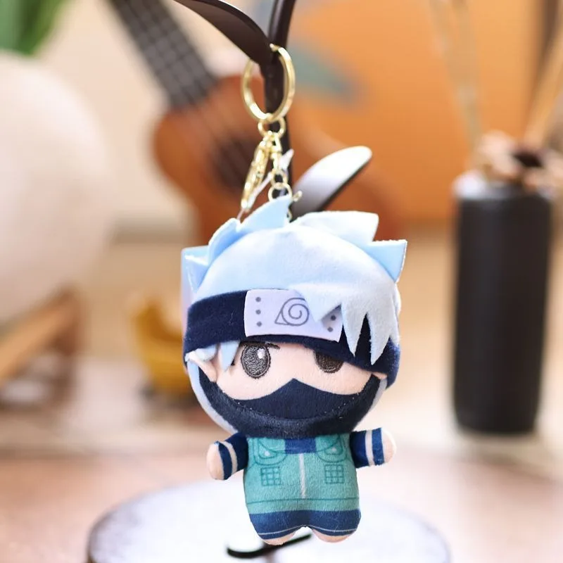 Q Version of Naruto Starfish Animation Plush Keychain Pendant Cartoon Naruto Doll Toy Bag Pendant Birthday Gift for Friends