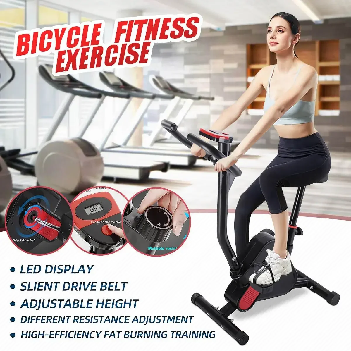 Home exercise Cycling bike indoor Weight Loss Folding Bike Fitness Cardio Tools Stationary Fitness Equipment Body Building