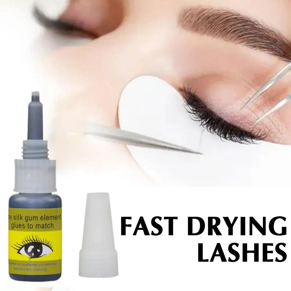 10ml False Eyelash Glue Quick Dry Dark-Black Waterproof Eyelash Extensions Glue Black Adhesive For Eyelashes Building Glue