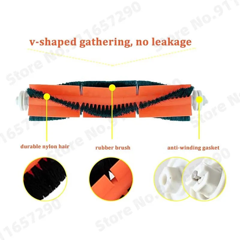 Xiaomi Mijia 1s 1st Roborock S50 S5 最大 S6 MaxV S6 純粋な Hepa フィルターモップ布メインブラシロボット掃除機アクセサリー