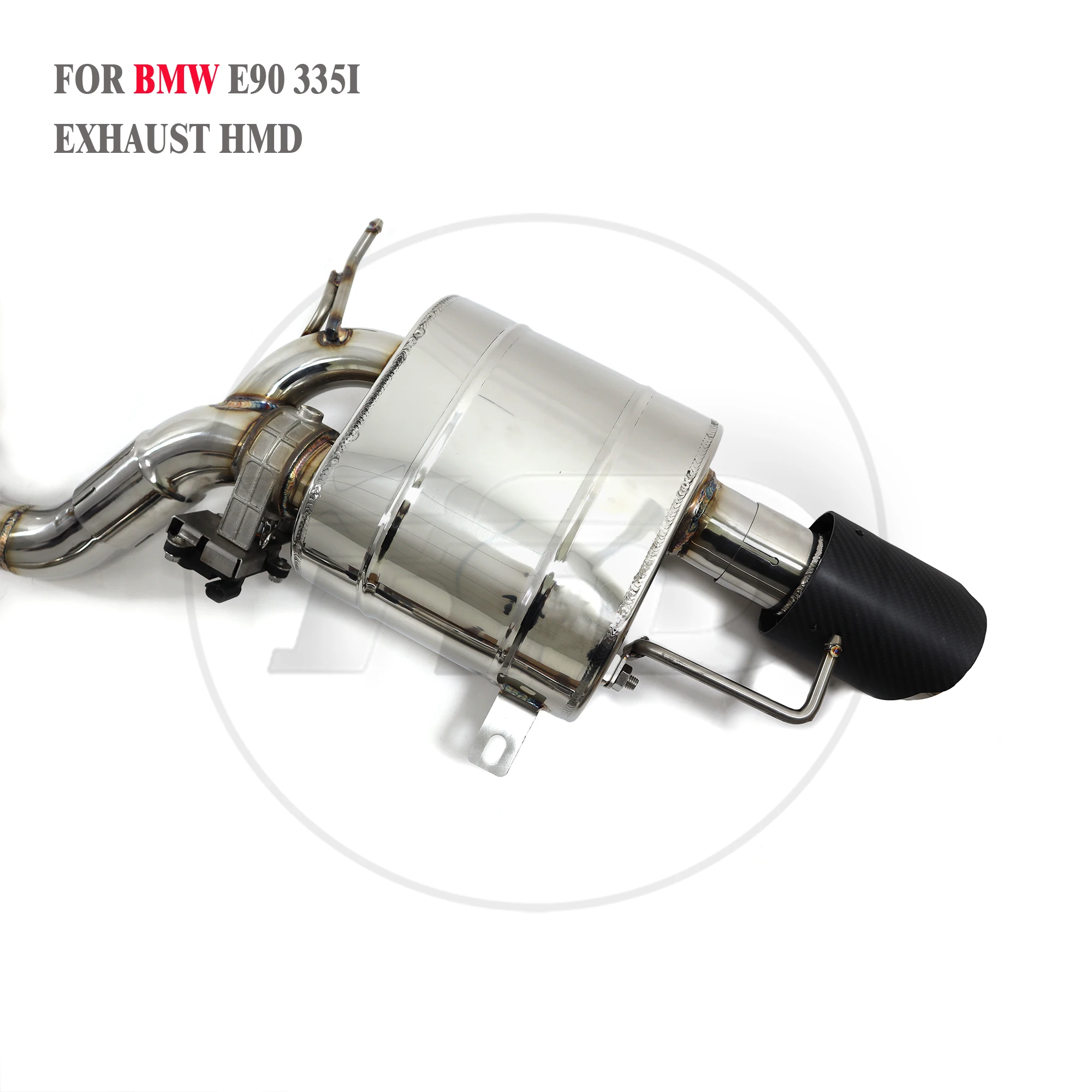 HMD Hot Sales Downpipe Catback for BMW 335i E90 Stainless Steel Full Exhaust System With Catalytic Converter Electronic Valves