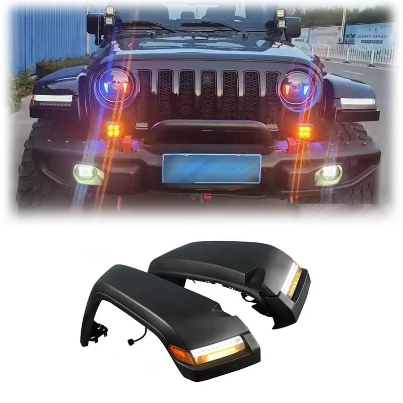 

ApexRide Sell Like Hot Cakes Fender Flares for Jeep Wrangler JK to JL 2007-2017 Car Fenders