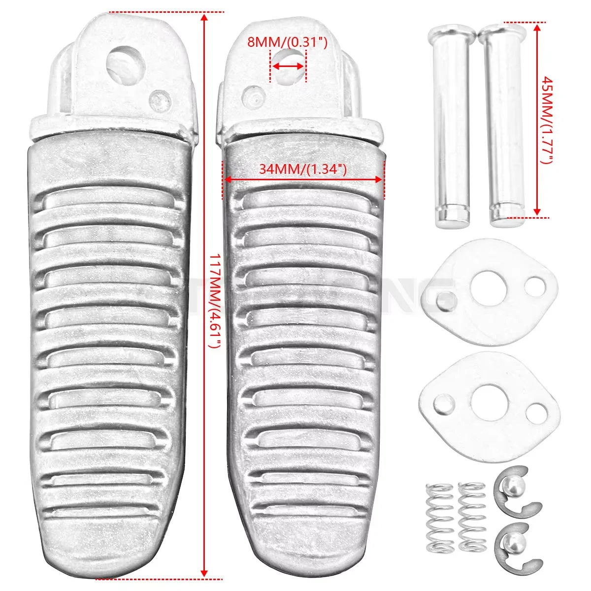 GSF1200 BANDIT GSF1200S GSF 1200 1200S GSF400 RF900R GSX-R1100 GSX-R1100W Motorcycle Parts Rear Foot Pegs Footrest For Suzuki
