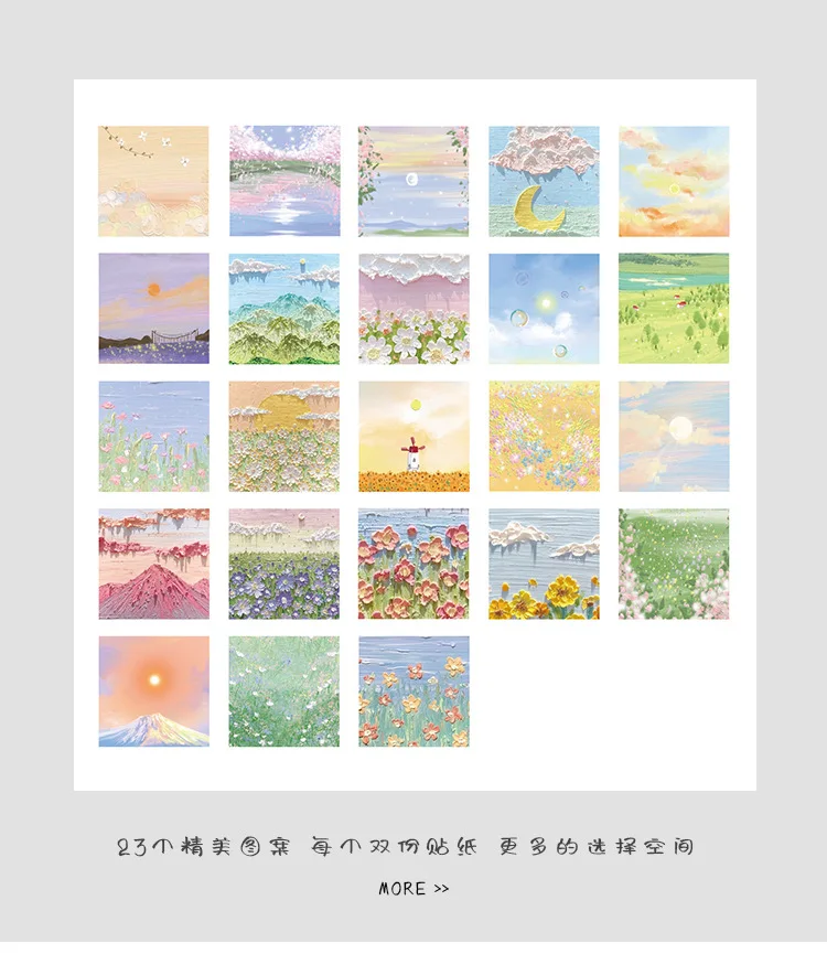 46 Pcs/Box Blue Secret Series Decorative Stationery Mini Stickers Set Scrapbooking DIY Diary Album Journal Stick Lable