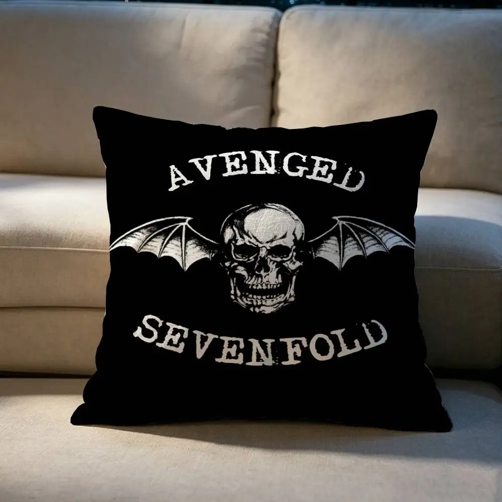 Avenged Sevenfold  Double-sided printed pillow cover Solid color minimalist pillowcase, fits all bedroom styles