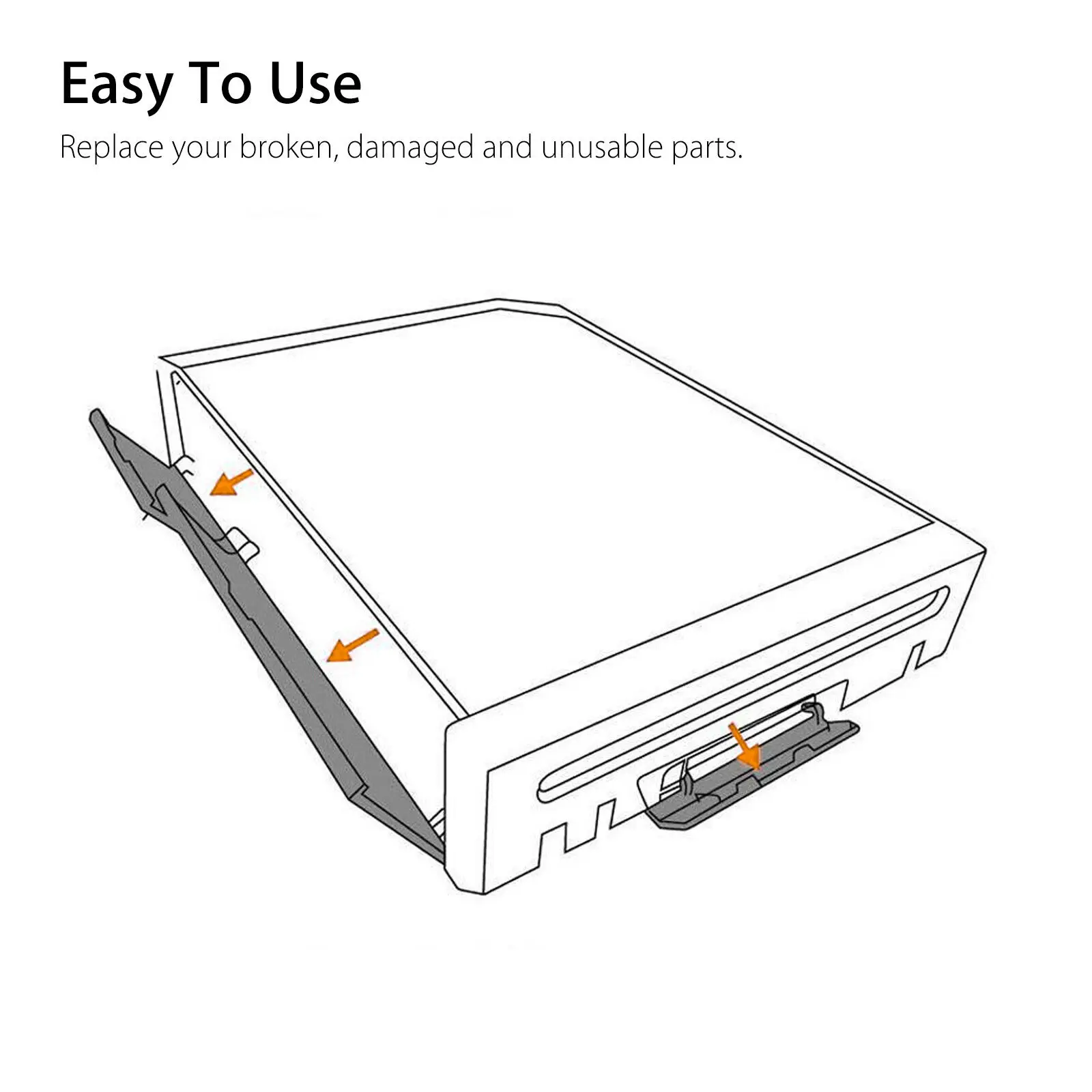 بطاقة ذاكرة لوحدة التحكم في نينتند وي ، غطاء فتحة الباب ، استبدال ، إصلاح جزء ، ملحقات اللعبة ، 15 طقم