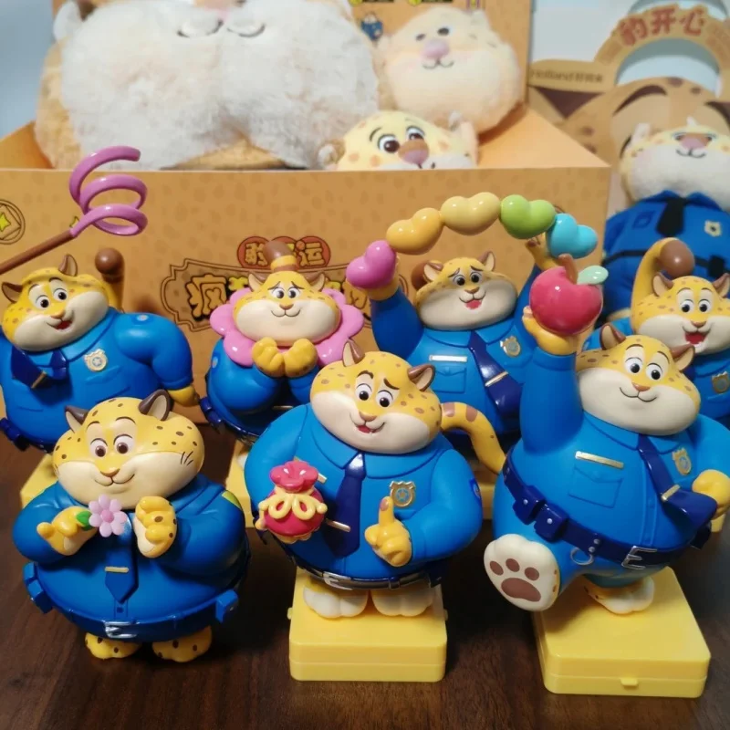 

Дисней мультфильм Зоотопия Бенджамин фигурку игрушки Дисней Офицер Clawhauser милые аниме фигурки игрушки куклы модель подарок на день рождения