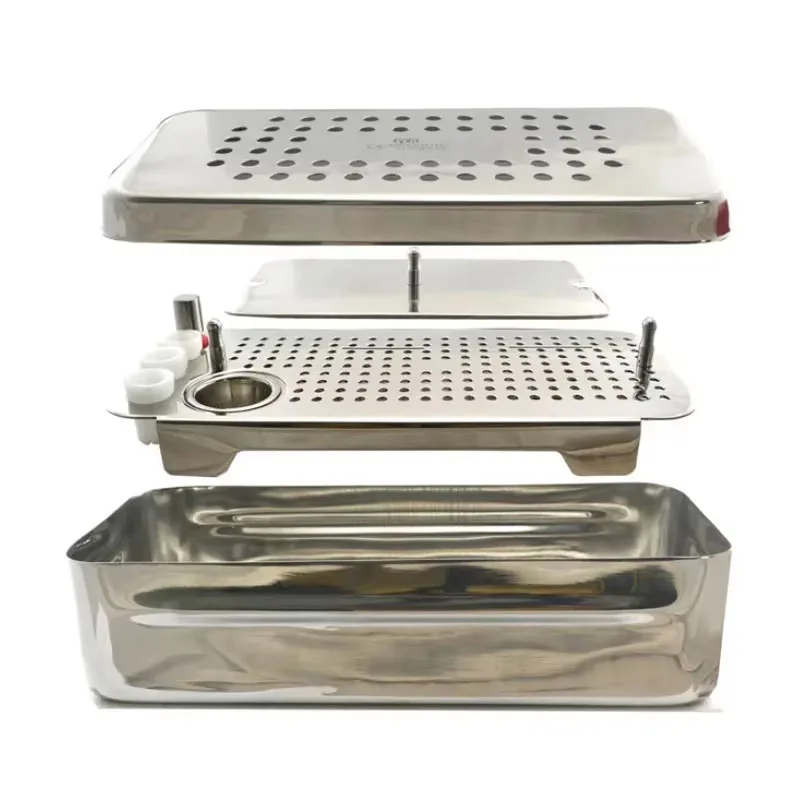 Dental Centrifuge Box Implant Surgery Instrument Kit Dentistry Lab Surgery Stainless Steel Basic Instrument