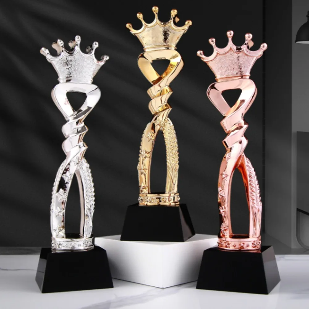 Resin Resin Award Trophy Crown Singing Dancing Competition Small Prize Cup Craft Souvenirs Gold Silver Bronze