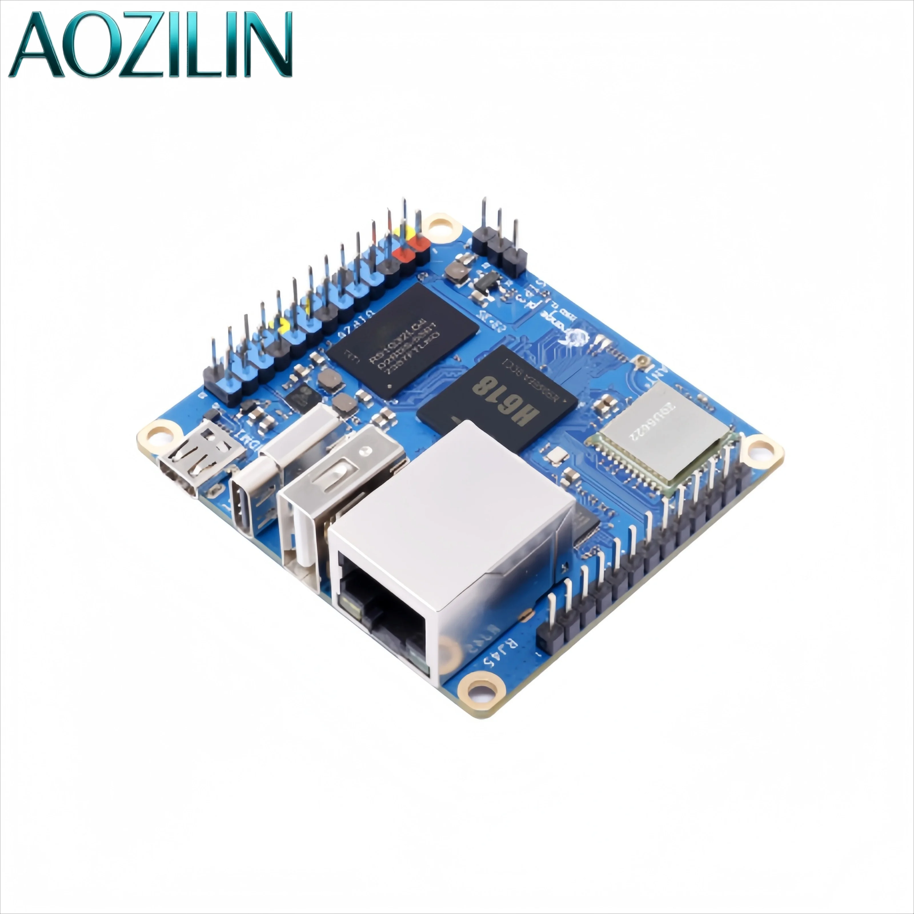 AOZILIN Orange Pi Zero 3 Allwinner H618 1GB/1.5GB/2GB/4GB LPDDR4 WiFi5 BT5.0 SBC Single Board Computer