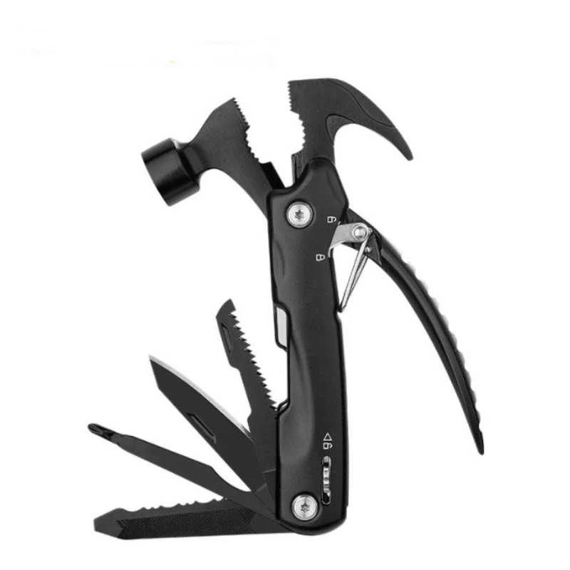 

Multifunctional Claw Hammer Outdoor Survival Tool Camping Portable Tool Folding Manual Multifunctional Hammer Pliers Integrated