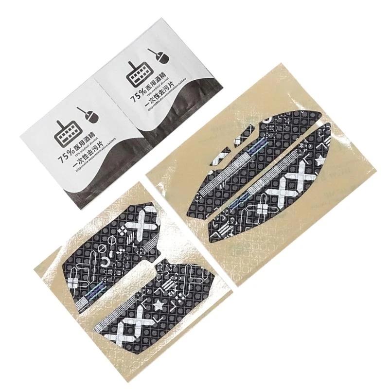 Niet -slip muissticker voor V2Pro Mouse Antislip Grip Tape Sweat Resistant Pad zonder muis