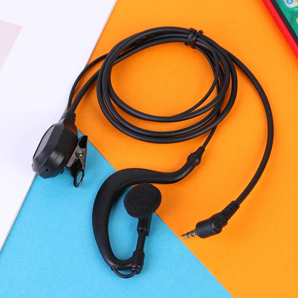 

1Pin Walkie Talkie Headset with PTT Mic Earphone Walkie Talkie Headset Multifunctional Accessories for Motorola ICOM YAESU Radio