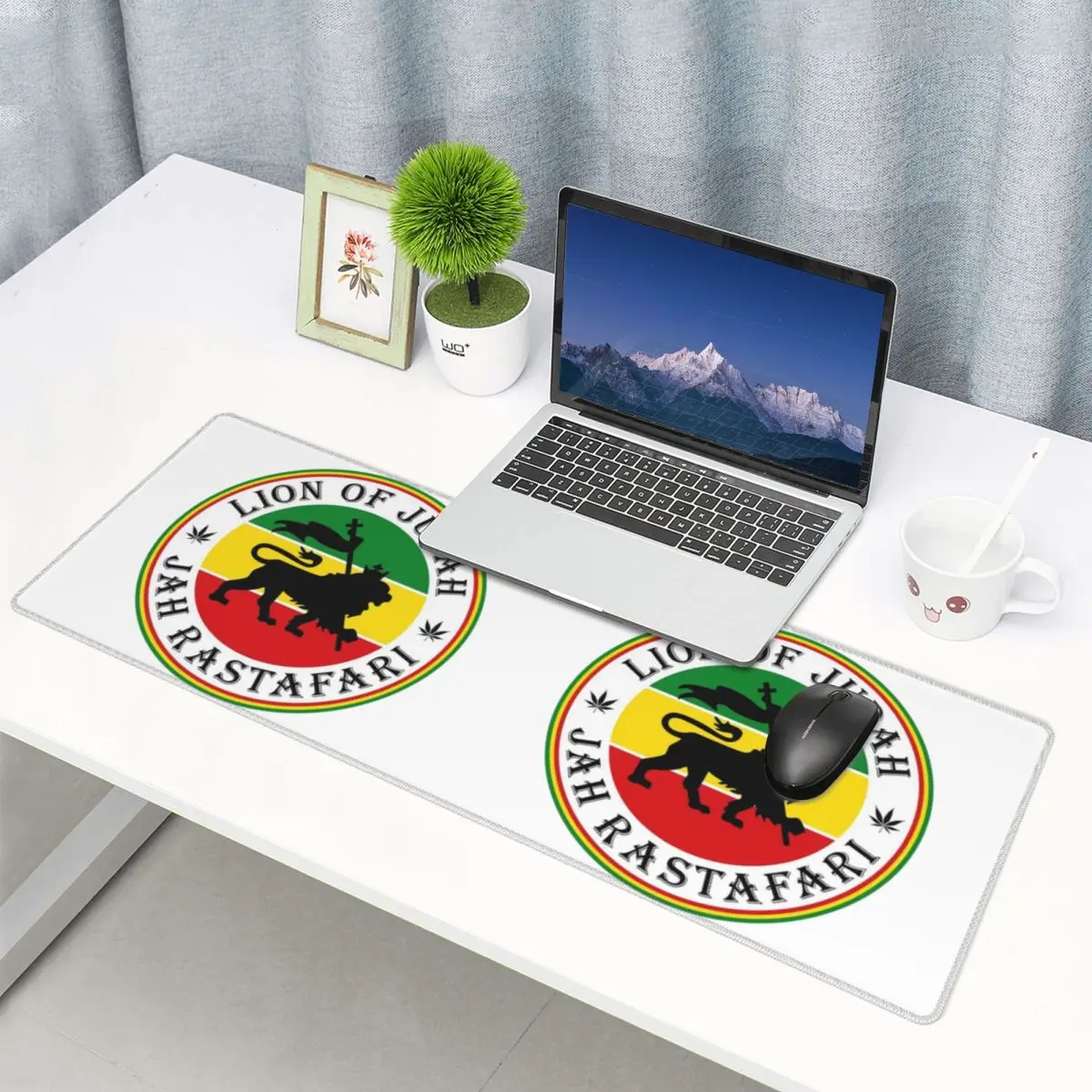 Large Mouse Pad Rasta Lion Of Judah Star Of David Gamer PC Laptop Mats Keyboard Carpet Computer Gaming Desk Mat