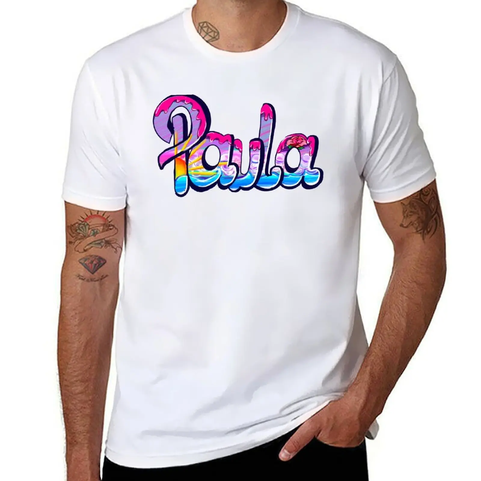 

Top T-Shirt t cotton best shirts name funny t cotton 2023 personalized man Graffiti shirt gifts -personalised Paula 10