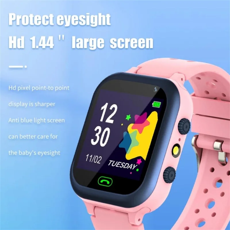 Kids Smart call watch S20 Kids Smart Watch Sim Card Phone Smartwatch Location Sos Photo Camera Waterproof Gift For Boys Girls