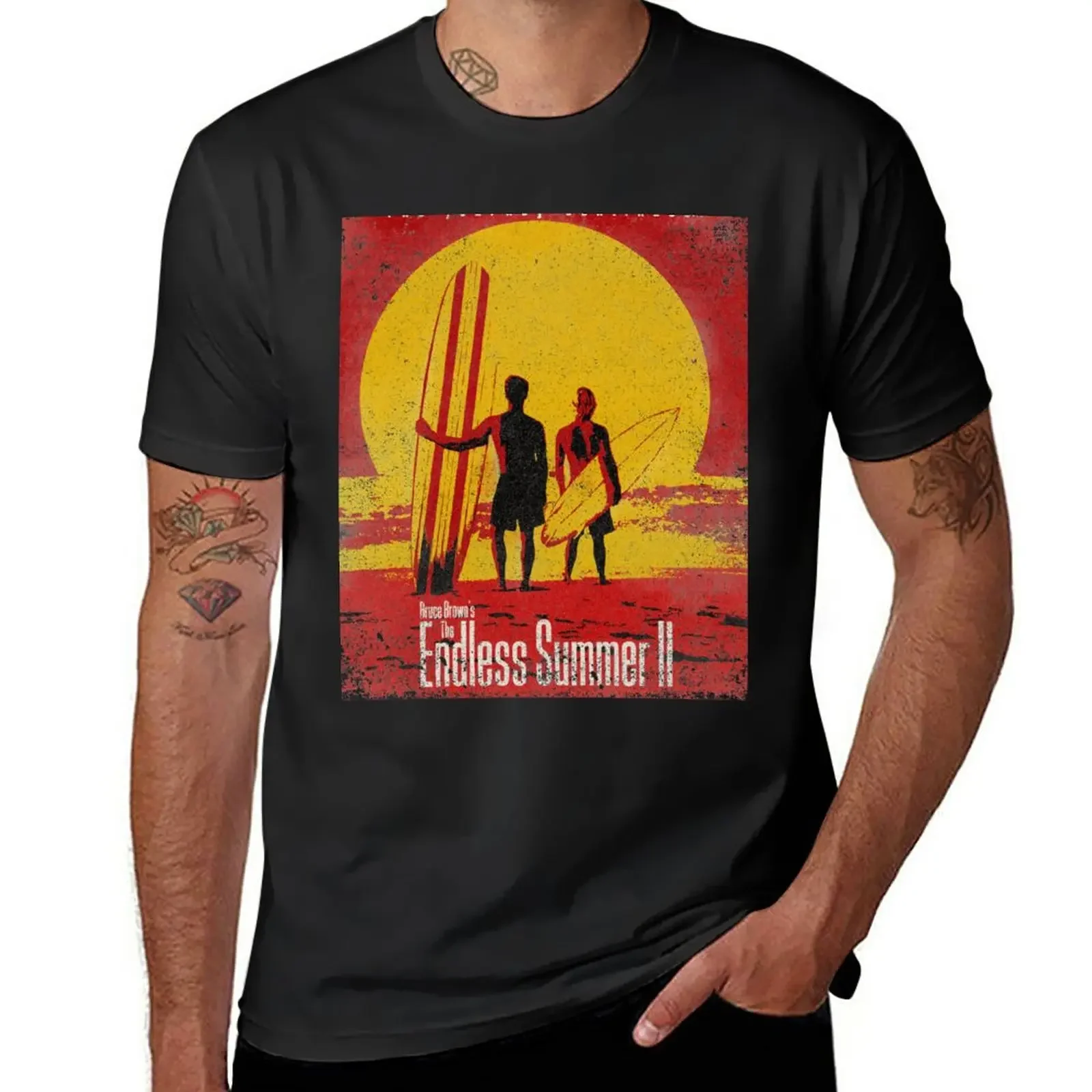 Vintage Endless Summer II Poster T-Shirt aesthetic clothes sublime funny t shirts for men