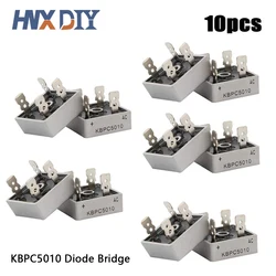 10pcs KBPC5010 Diode Bridge KBPC 5010 50A 1000V Diode Bridges Rectifier 5010 Power Rectifier Electronic Componentes Diode Kit