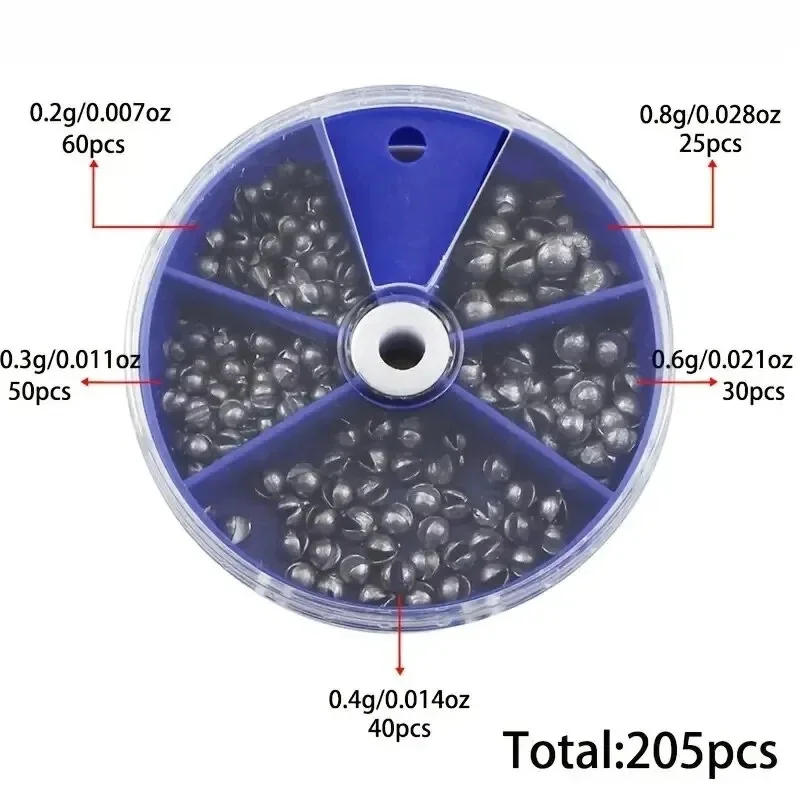 Split Shot Fishing Sinkers Wei - огляд і ціна Tackle Box