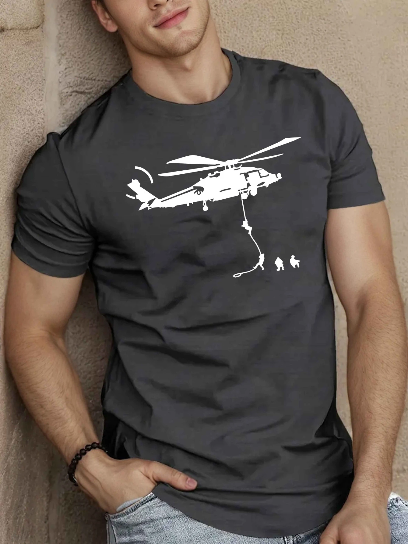 Airborne Troops Men'S Short Sleeve T-Shirt Summer T-Shirt Top