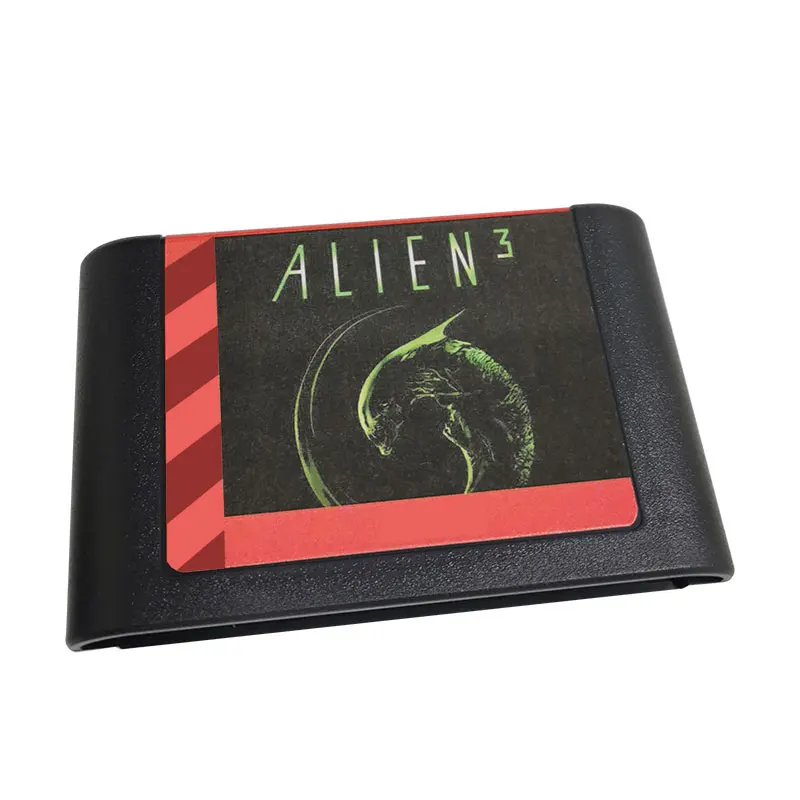 16 Bit Game Cartridge -Alien 3 MD Card For PAL and NTSC Original Genesis/Mega Drive Video Game Console