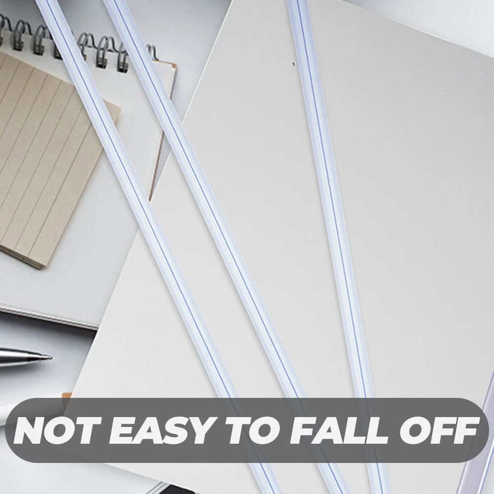 

40 шт., прозрачные зажимы для стержней, слайд-переплеты, пластиковые переплетные зажимы, прочная фиксация, органайзер для документов, обложки для отчетов, раздвижная планка