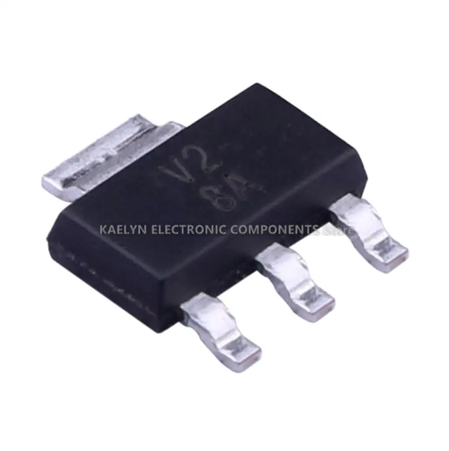 20Pcs/lot TLV1117CDCYR TLV1117C  TLV1117IDCYR TLV1117 Linear Voltage Regulator IC Positive Adjustable 1 Output 800mA SOT-223-4