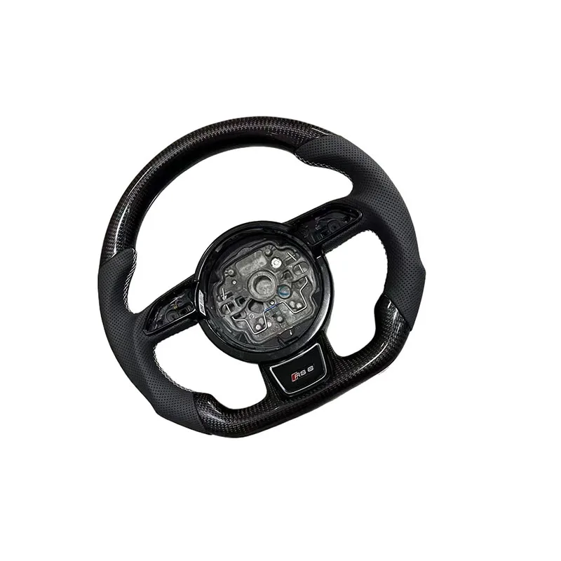 Suitable for Audi A6 S6 RS6 C7.5 2016-2018 replacement carbon fiber steering wheel