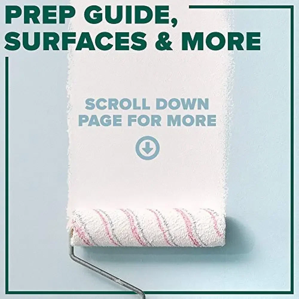 طلاء أكريليك شبه لامع محمول بالماء، لون أبيض يدوم طويلاً وحماية حمامات المياه العذبة/المياه المالحة، سريع الجفاف، خرسانة مثالية #6