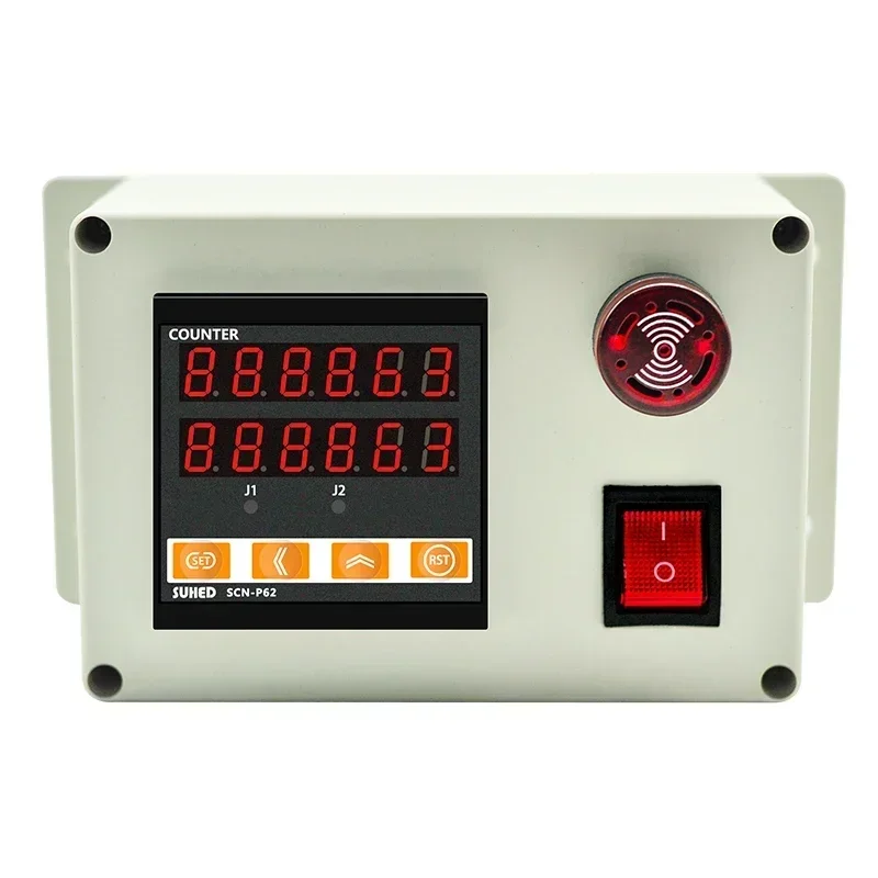 SCN-P62 Roller Meter Counter 12V/24V/220V Electronic Digital Display Automatic Marker Length Measurement Test Equipment