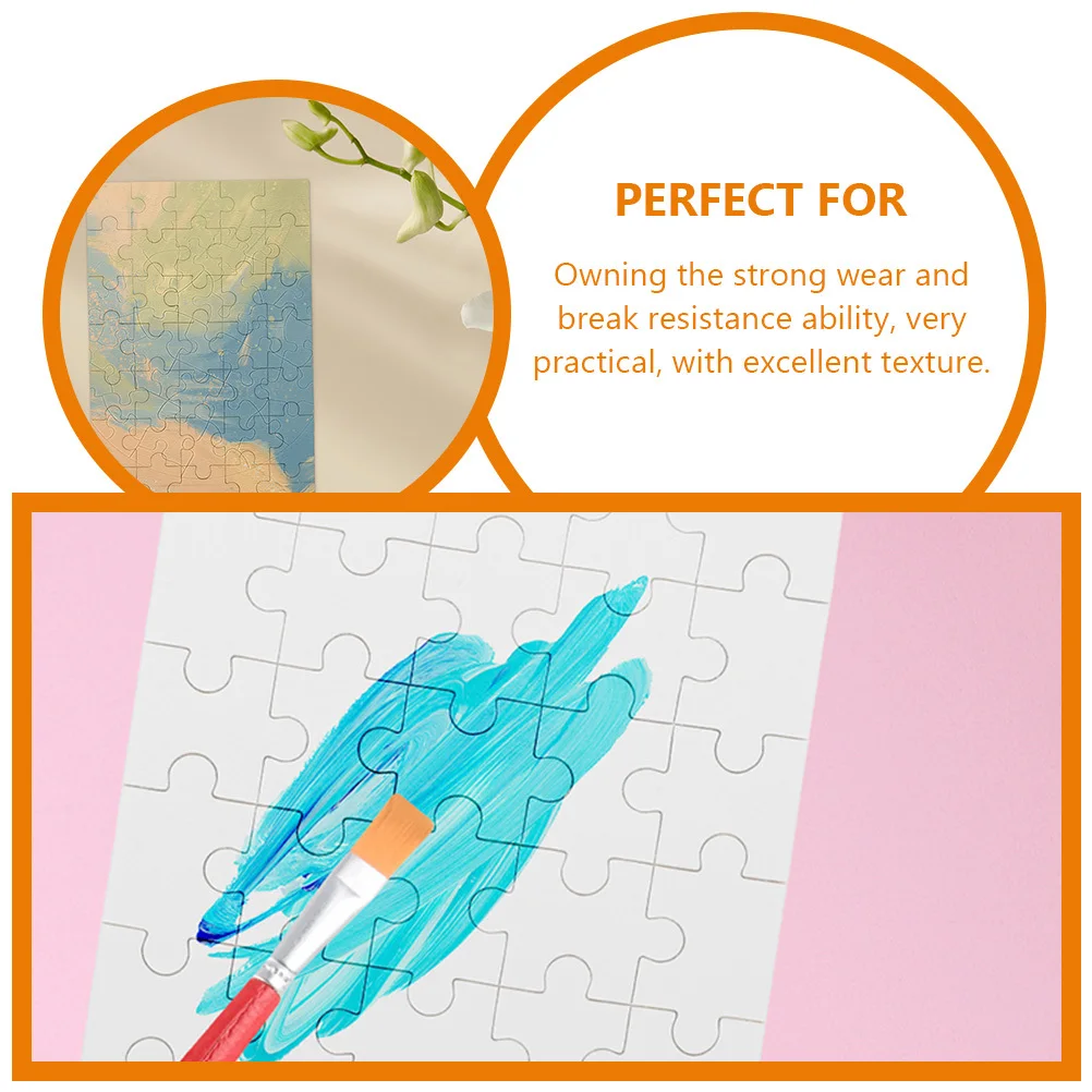 

6 Sheets Blank Sublimation Puzzle Break Resistance DIY Craft Projects Sublimation Transfer Puzzle Transfer Puzzles