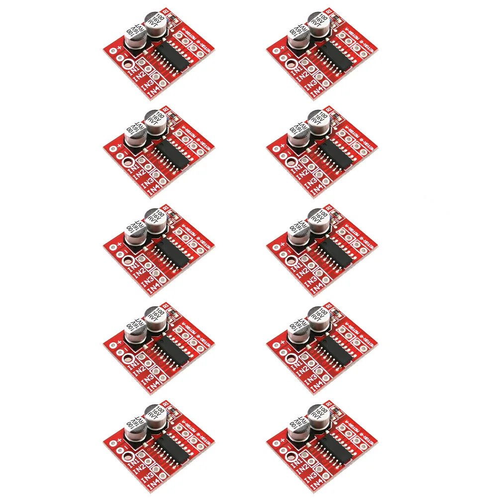 For L298N Channel DC Motor Driver Board 2A For PWM For Arduino For Smart Car Robot DIY Electronics Components For