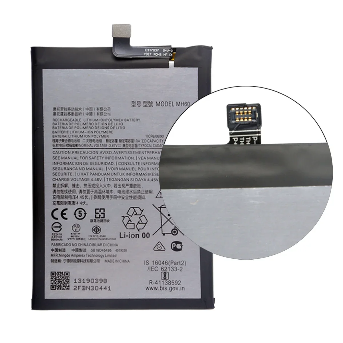 100% 정품 MH60 6000mAh 배터리, 모토로라 모토 G10 전원 전화 배터리 및 도구