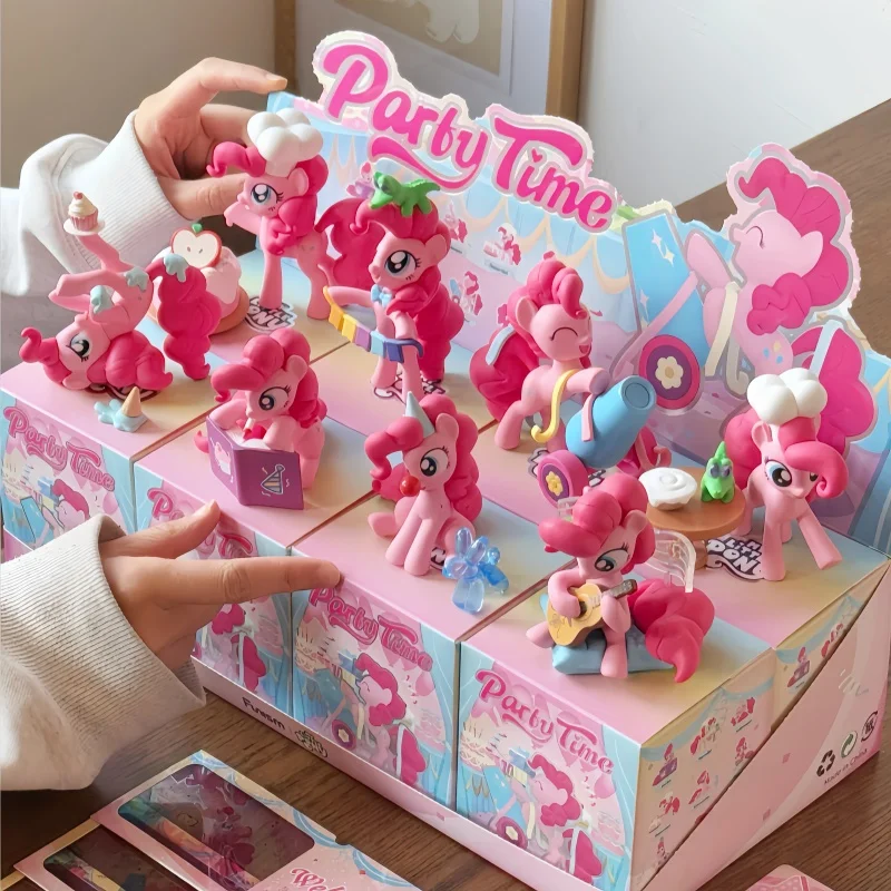 Funism Original My Little Pony Pinkie Pie Party Time Blind Box Niedliche Sammlerstücke Cartoon-Ornamente Spielzeug Mädchen Geburtstagsgeschenke