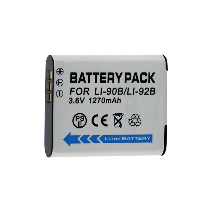 Li-90B Li-92B Battery for Olympus TG-3, TG-4, TG-5, TG-6, SP-100, XZ-2, SH-1,SH-2,SH-50 iHS Camera Batteries LI90B LI92B