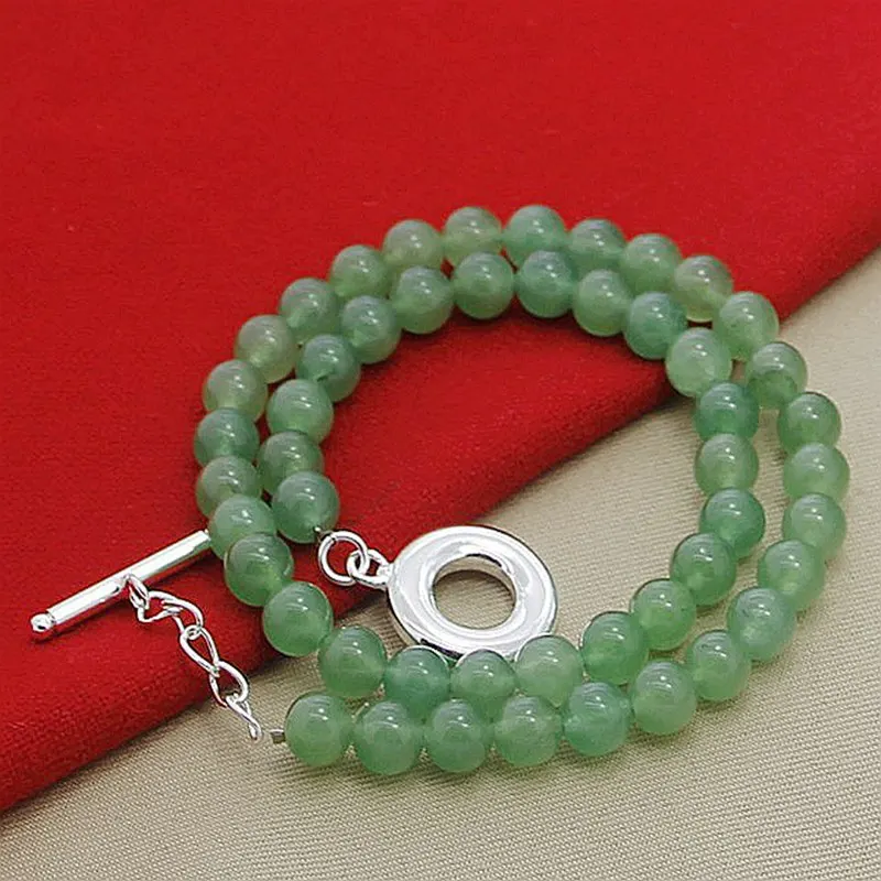 Fashion silver color TO green pearl necklace jewelry men and women jewelry prom jewelry