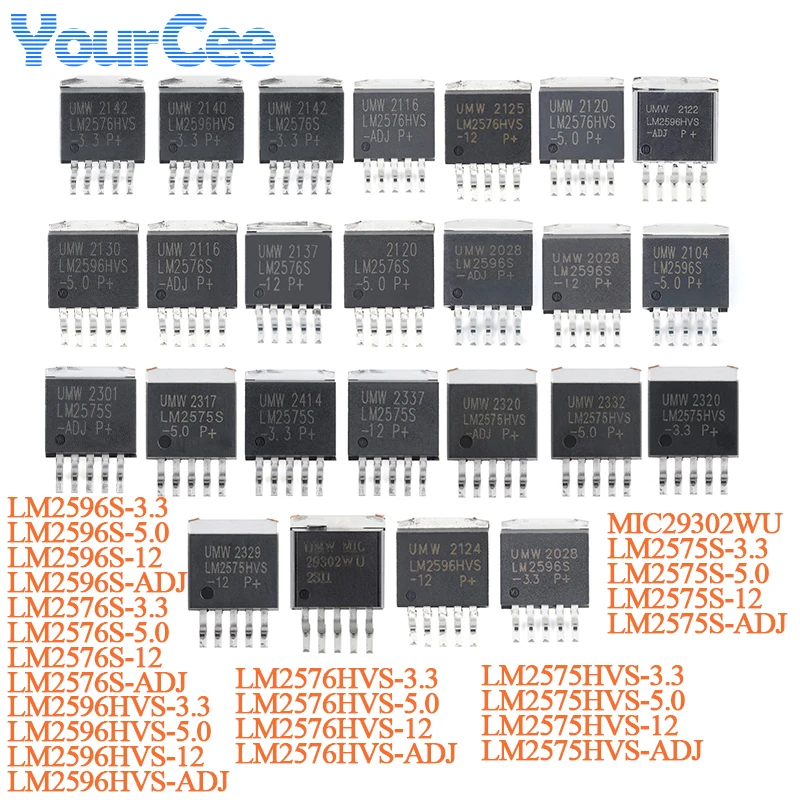 5Pcs Lm2576Hvs Lm25…