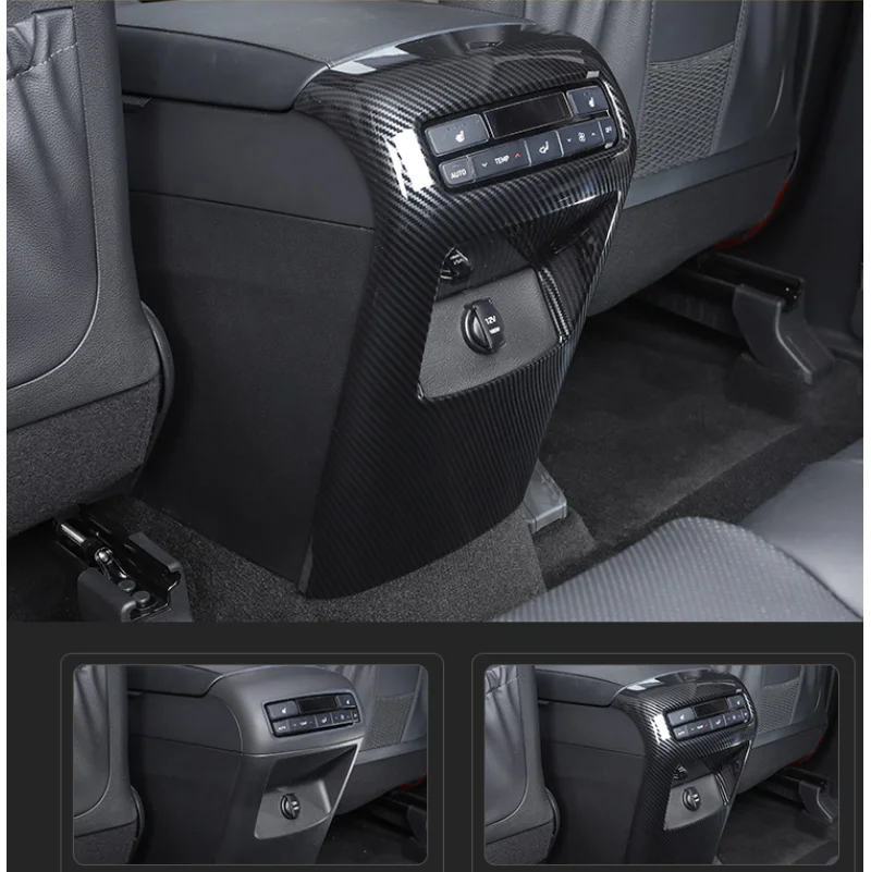 

For Hyundai Palisade 2020 2021 2022 2023 Accessories Center Air Conditioning AC Outlet Vent Frame Cover Trim Auto Interior Styli