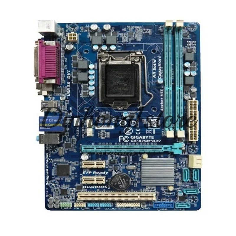 Suitable for ASUS GA-B75M-D3V computer main board 1155 pins, support DDR3 memory Micro ATX board type