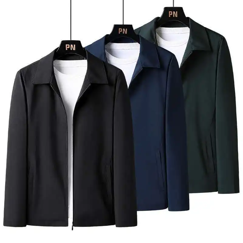 Brand Business Casual Jacket cappotti da uomo nuovo cappotto primaverile casual autunno giacca da uomo semplici giacche solide da uomo giacche