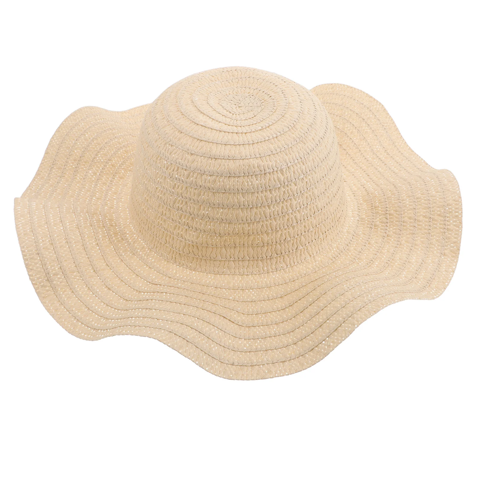 

Wide Brim Straw Sun Hat DIY Blank Brim Uv Protection Lightweight Breathable Travel Beach Women Hat
