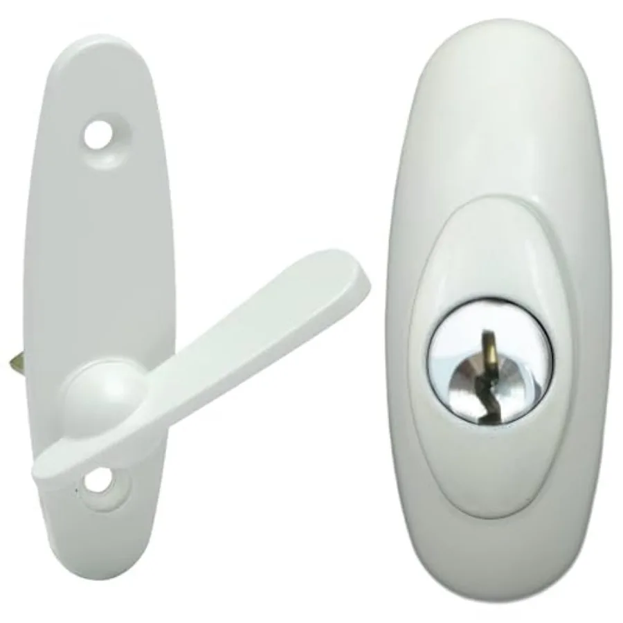 

Gliding Patio Door Keyed Lock Assembly and Thumb Latch Compatible with Andersen Tribeca Style OEM Part #2573068 #2573078 and #2