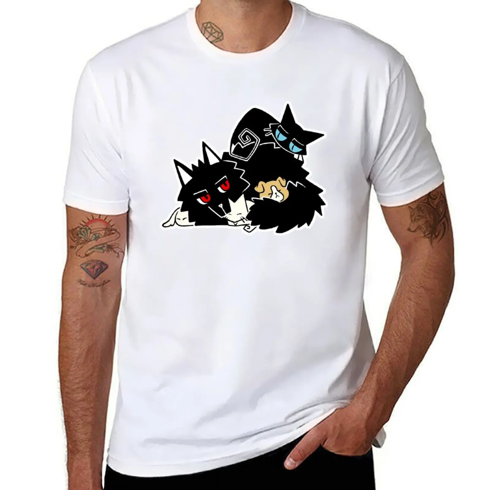 

TRC Animal Family T-Shirt t shirt man plain t shirt man casual t shirts for man cotton T-shirt