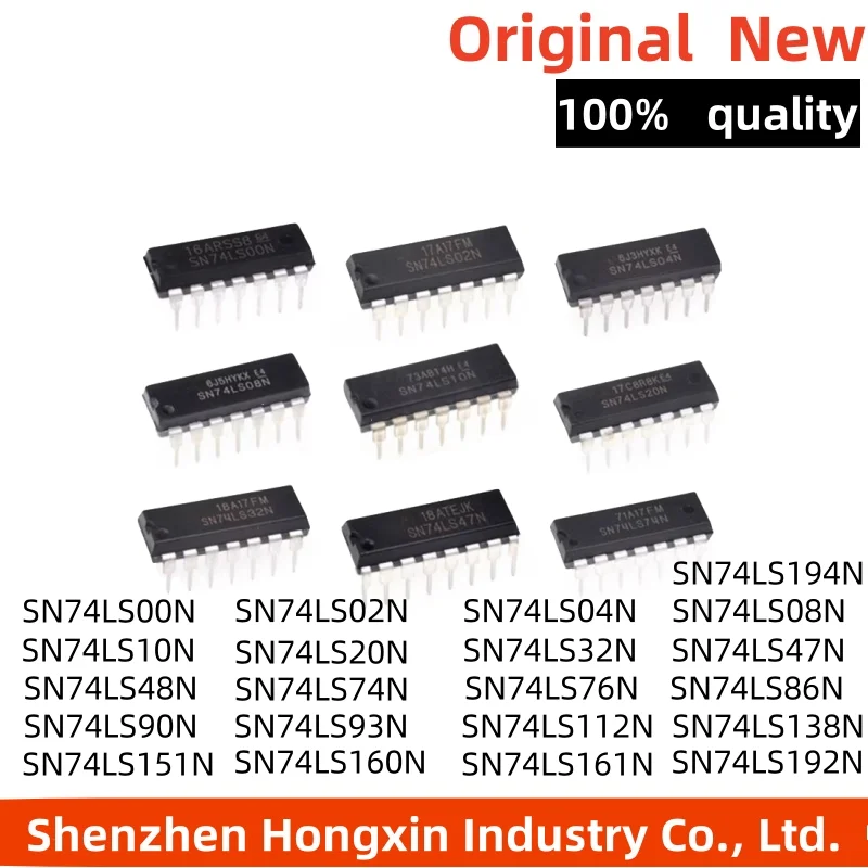 

10pcs straight insertion SN74LS00N 74LS02/04/08/10/20/32/47/48/86/90/151/160/192