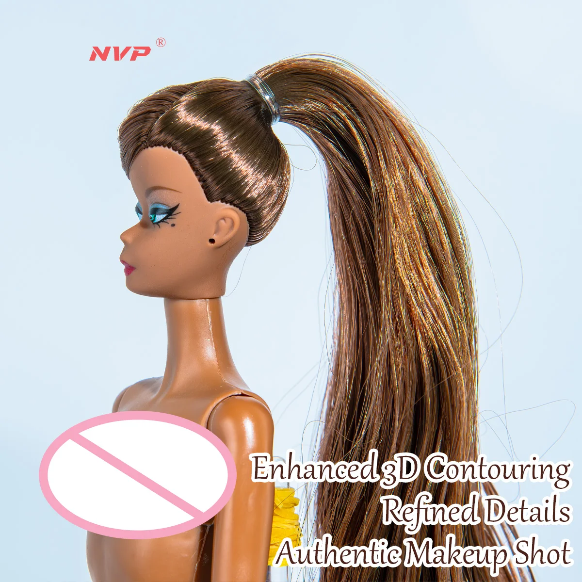 32 cm große realistische Sammlerpuppe – 12-Gelenk, lebensechtes Make-up, trendiges Design – Geschenk für BJD/MJD